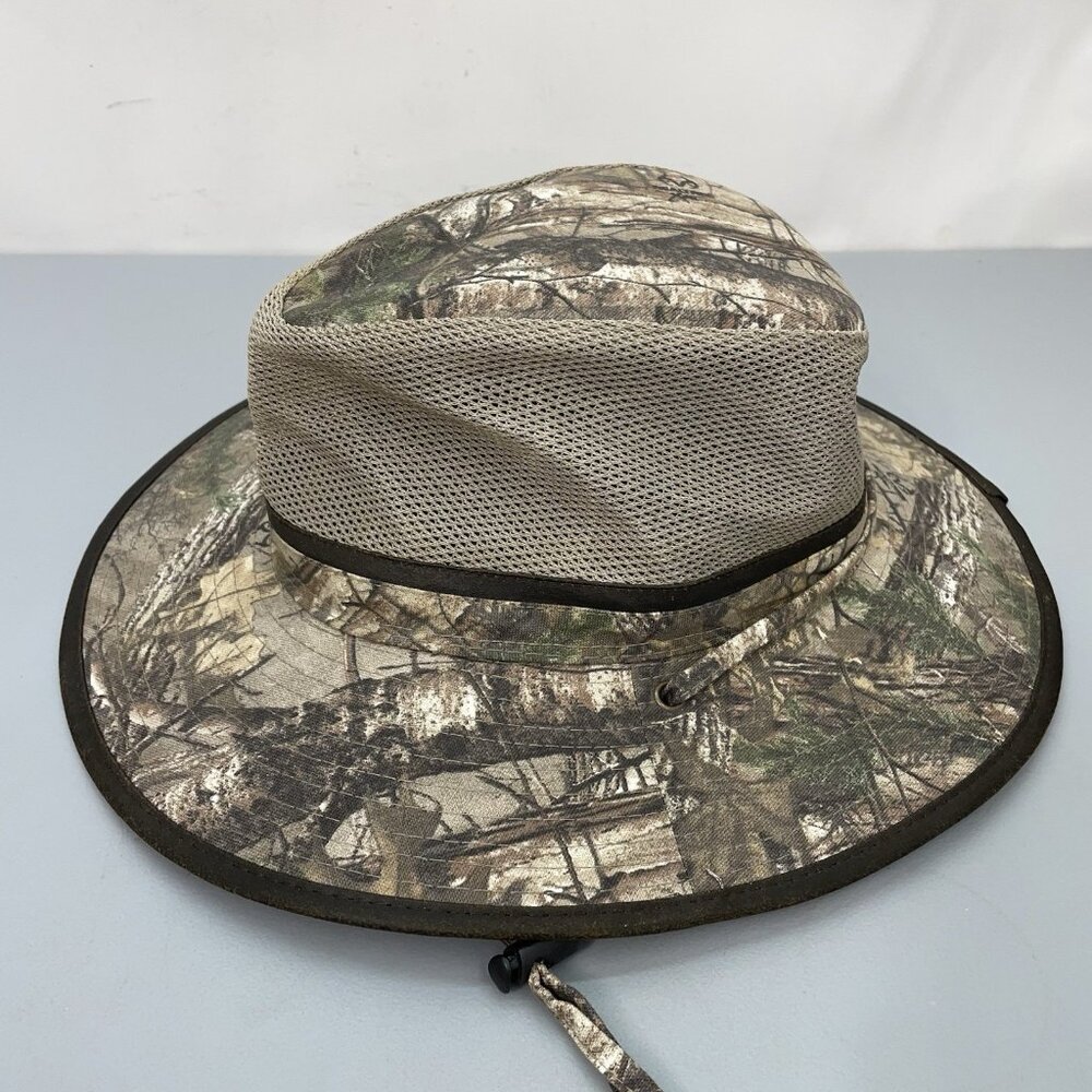 Dorfman Pacific Co Safari Camo Hat DPC Vented Wide Brim Hunting Fishing Outdoor - Picture 4 of 12